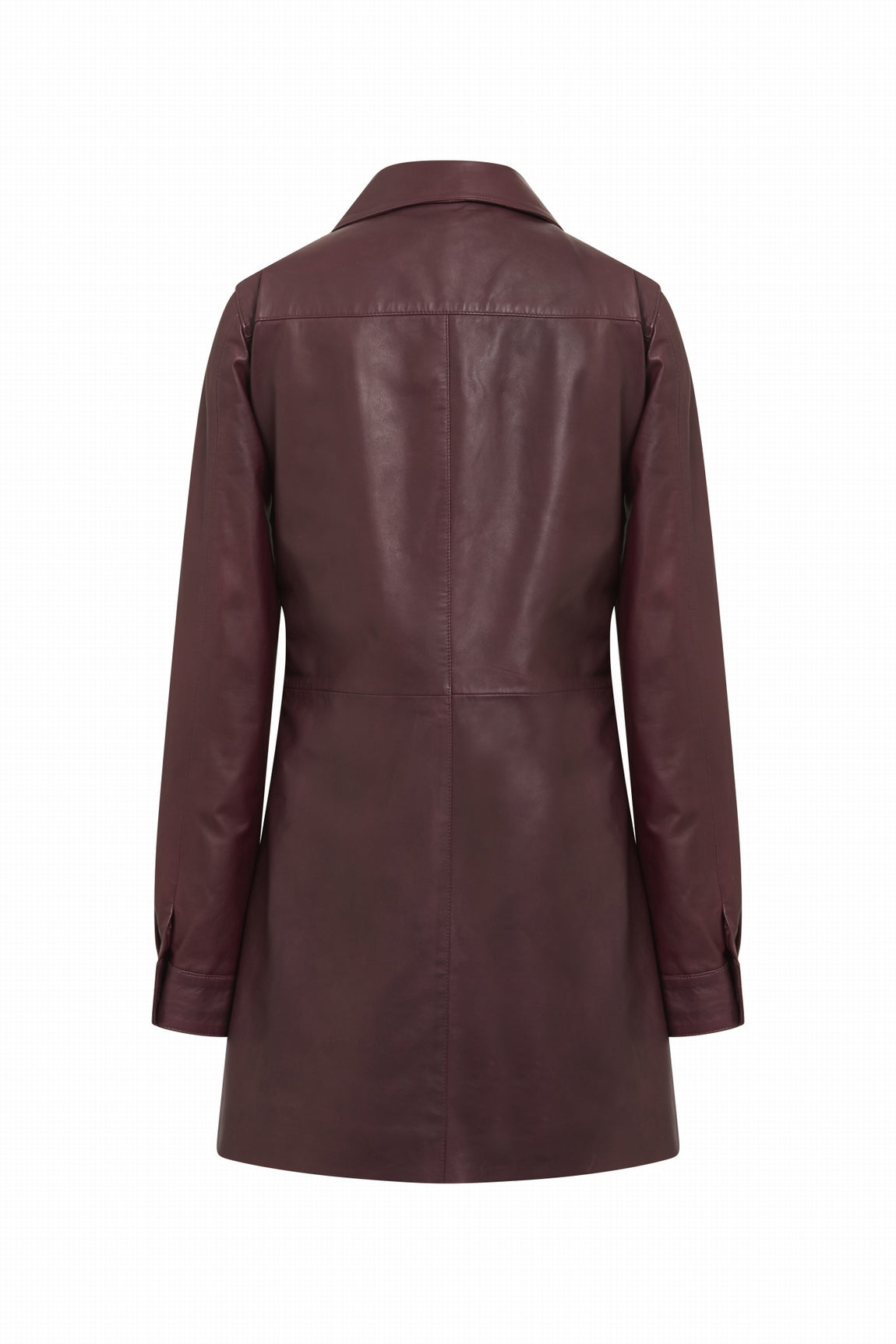 3/4 CUIR AVEC POCHES PLAQUEES CATHERINE