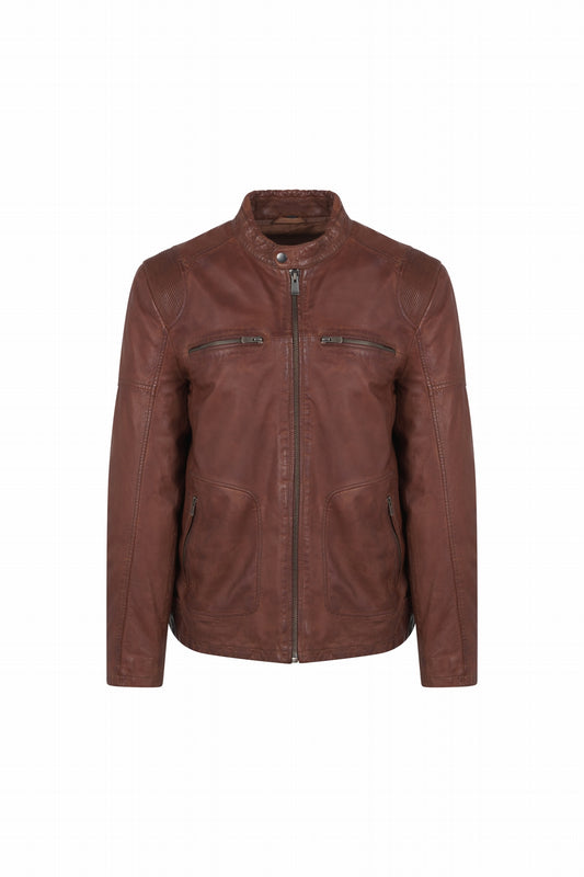 BLOUSON EN CUIR DELSON