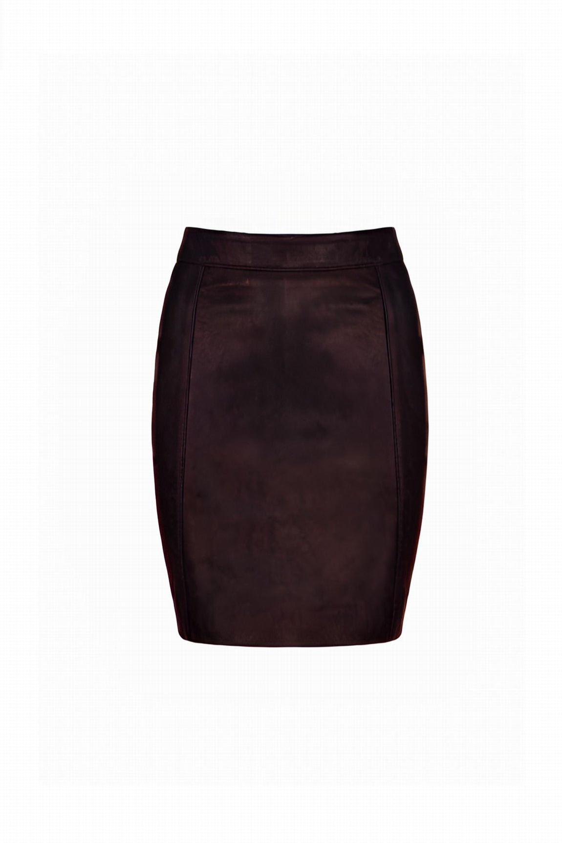 JUPE EN CUIR COURTE KENZANE