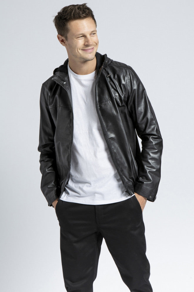 BLOUSON EN CUIR HOMME KAIKO