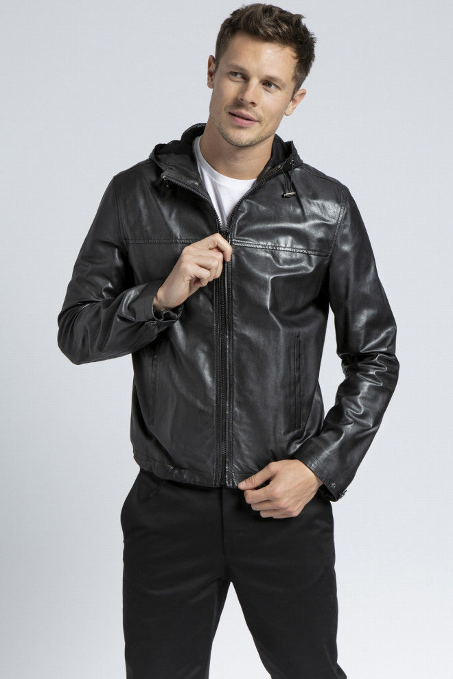 BLOUSON EN CUIR HOMME KAIKO