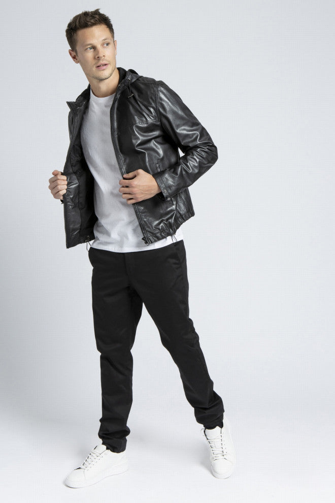 BLOUSON EN CUIR HOMME KAIKO